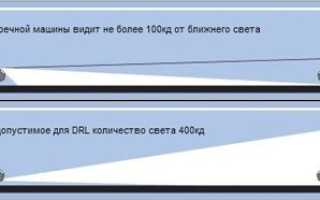 Все схемы подключения дневных ходовых огней