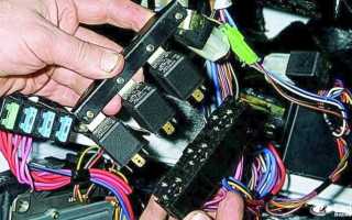 Предохранители и реле Нива 21214 инжектор