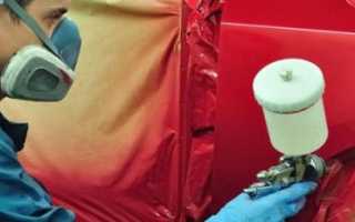 Частичная покраска отдельных участков авто своими руками