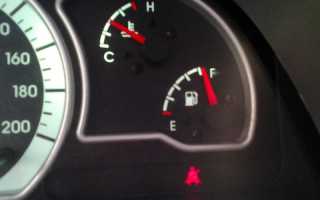 Бортовой компьютер неправильно показывает уровень топлива