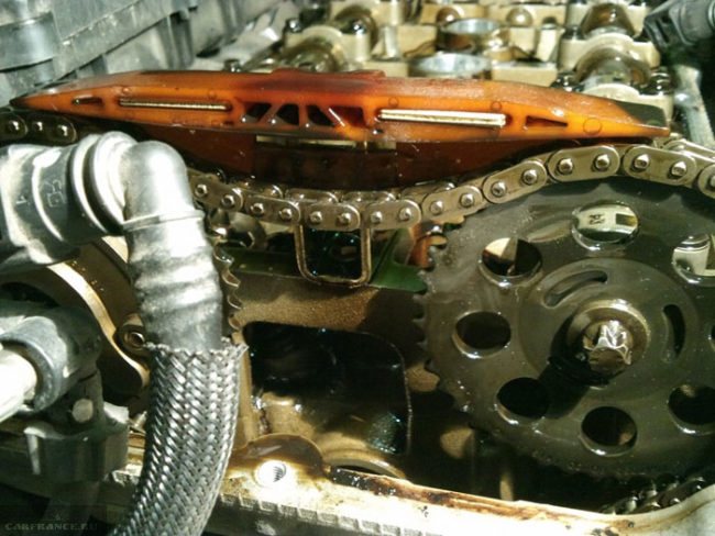 Провисшая цепь ГРМ Пежо308