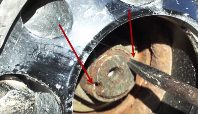 Развальцовываем ступичную гайку Ваз 2114