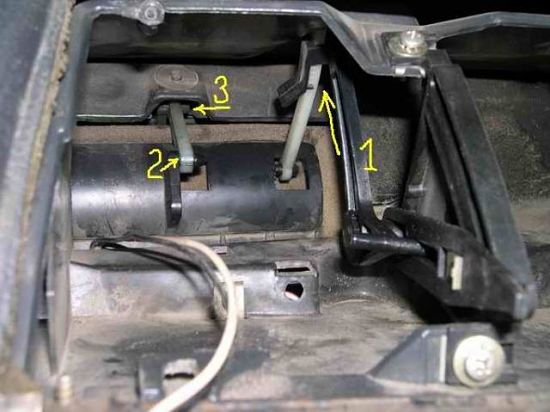 Регулировка заслонок печки ВАЗ Приора