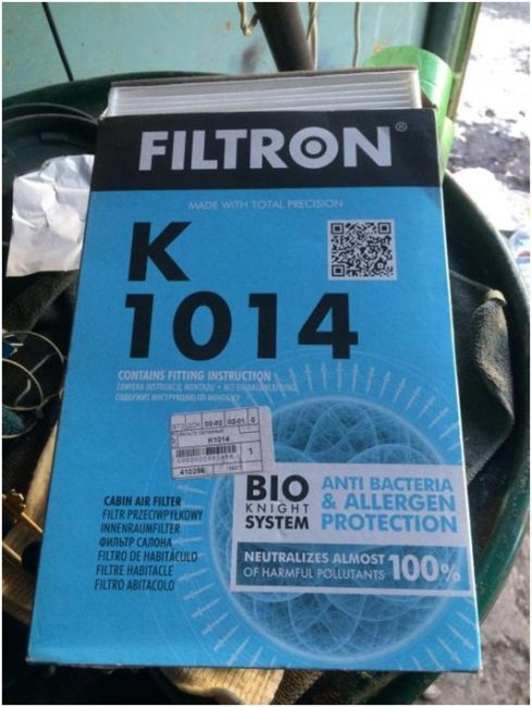 Салонный фильтр Opel Astra H