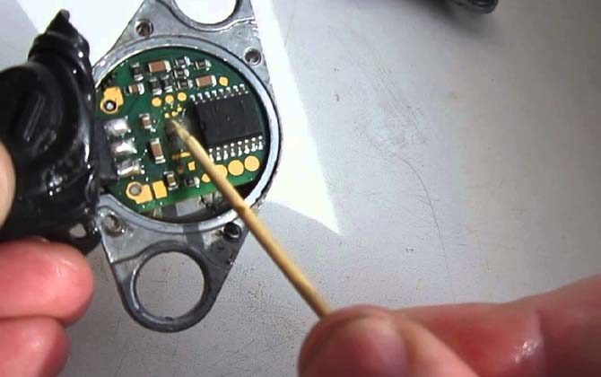 В разобранном виде