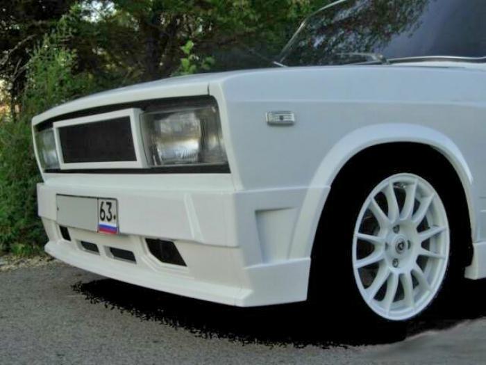 Замена переднего бампера на Ваз 2107