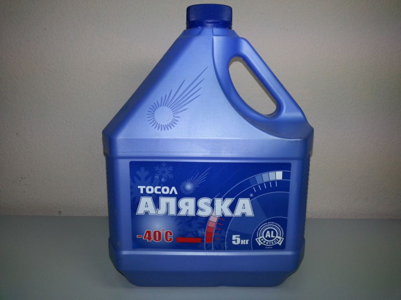 Синий тосол от производителя Аляска Синий тосол от производителя Аляска