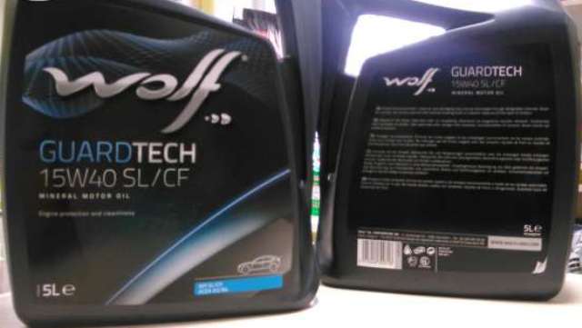 Моторное масло Wolf GuardTech 15W-40 Моторное масло Wolf GuardTech 15W-40