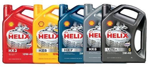 Пять видов смазывающего материала от производителя Shell Пять видов смазывающего материала от производителя Shell
