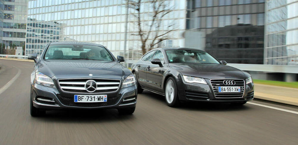 Audi A7 Mercedes CLS Audi A7 Mercedes CLS