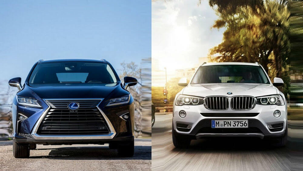 BMW X3 и Lexus RX 350 BMW X3 и Lexus RX 350