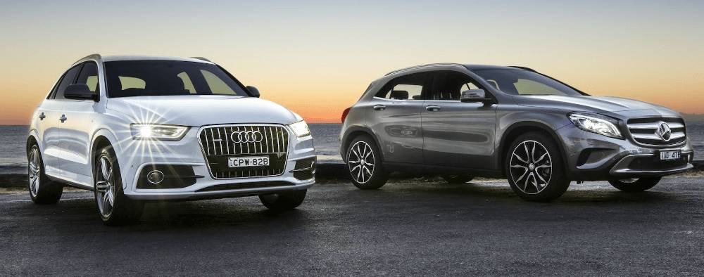 Mercedes GLA vs Audi Q3 Mercedes GLA vs Audi Q3