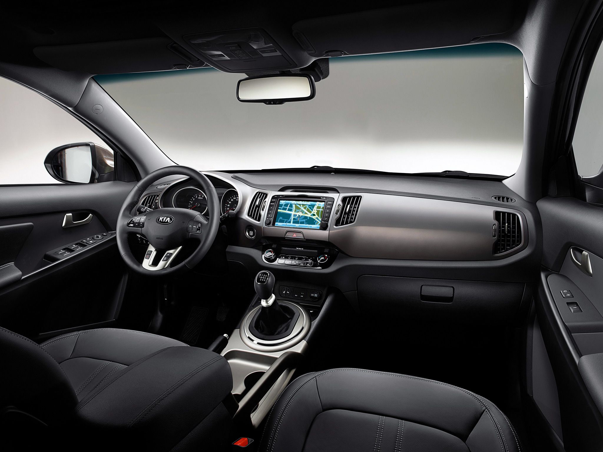 Салон Sportage Салон автомобиля Киа Спортейдж подчёркивает высокий статус владельца