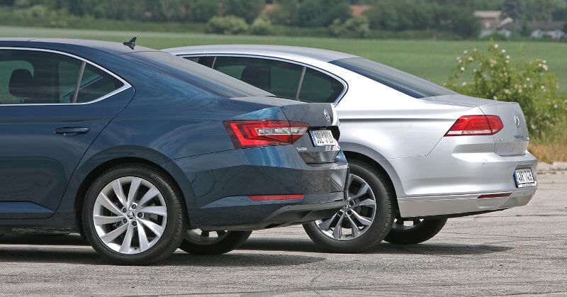 Superb vs Passat Сведения об автомобилях