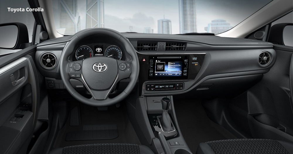 Салон Toyota Corolla Салон Toyota Corolla изнутри