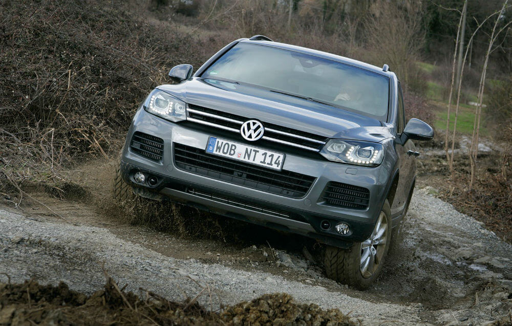 Volkswagen Touareg на бездорожье Volkswagen Touareg на бездорожье
