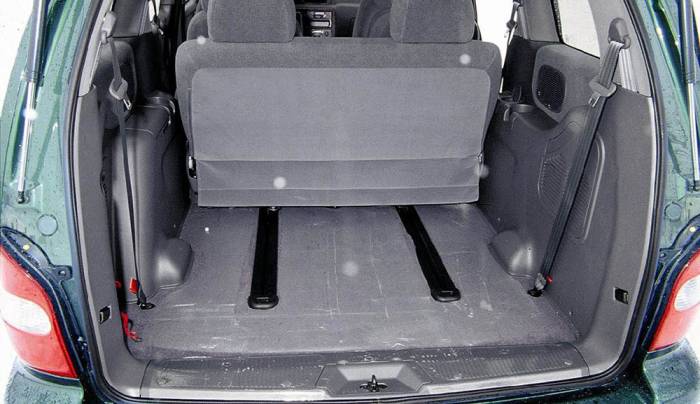 Багажный отсек Kia Carnival I поколения Багажник Kia Carnival I