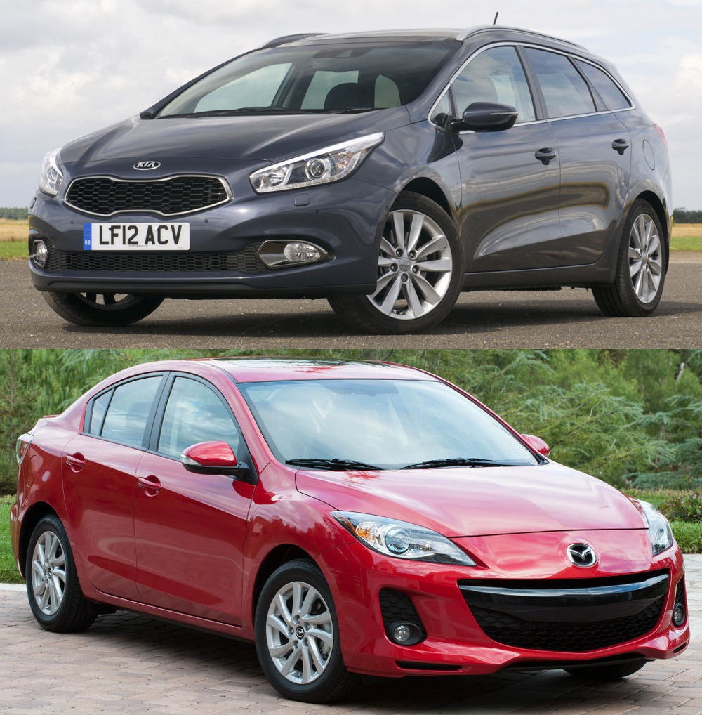 Kia Ceed и Mazda 3 Kia Ceed и Mazda 3