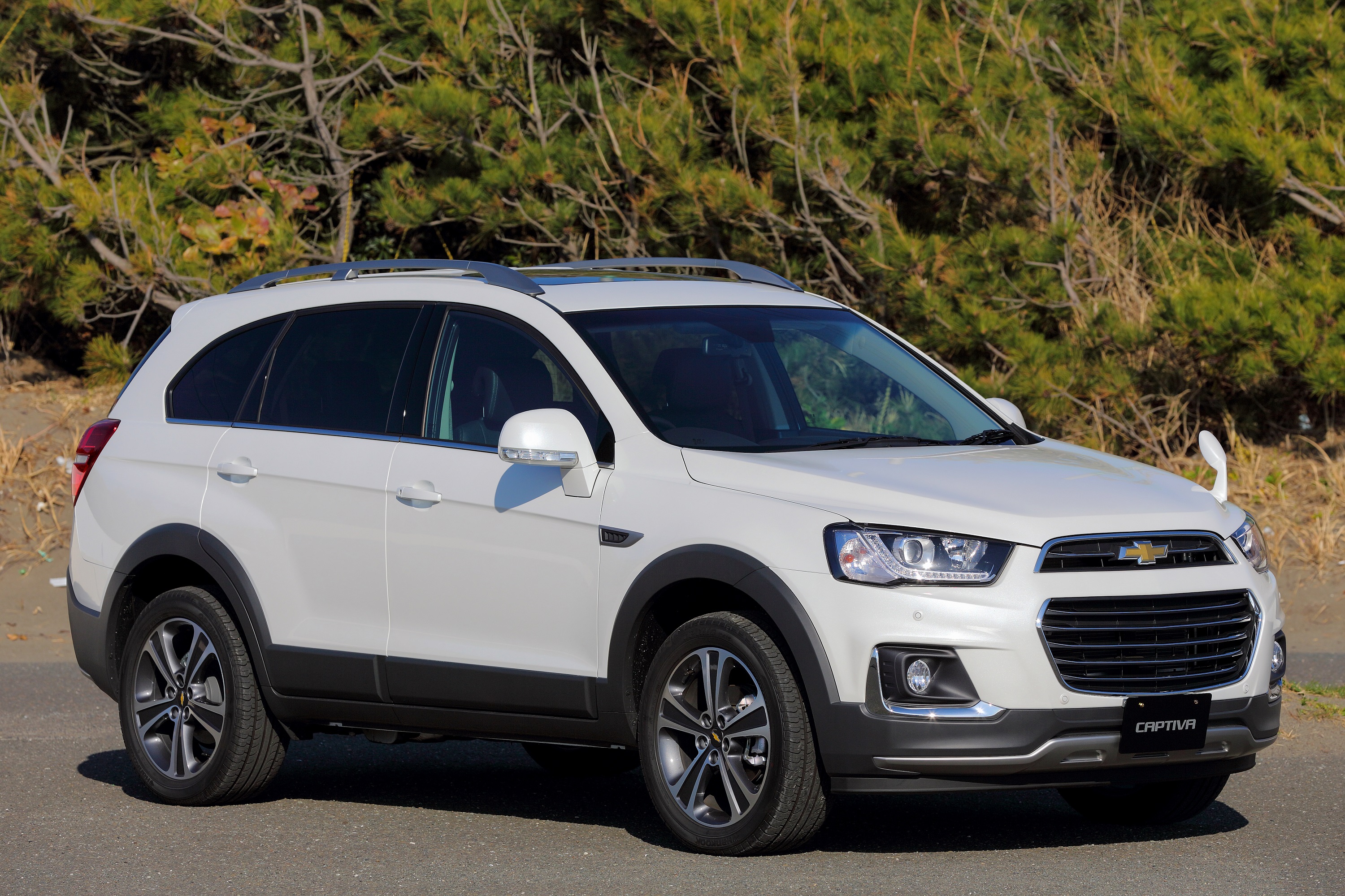 Chevrolet Captiva в белом цвете Chevrolet Captiva