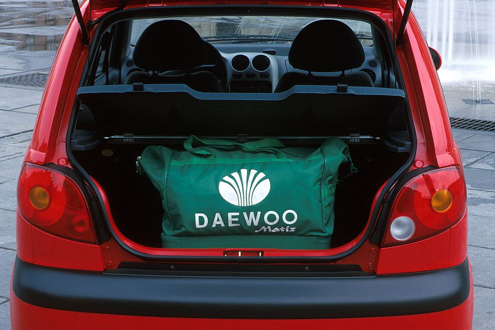 Вместительность багажника Daewoo Matiz Багажник Daewoo Matiz