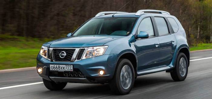 Езда на Nissan Terrano Динамика Nissan Terrano