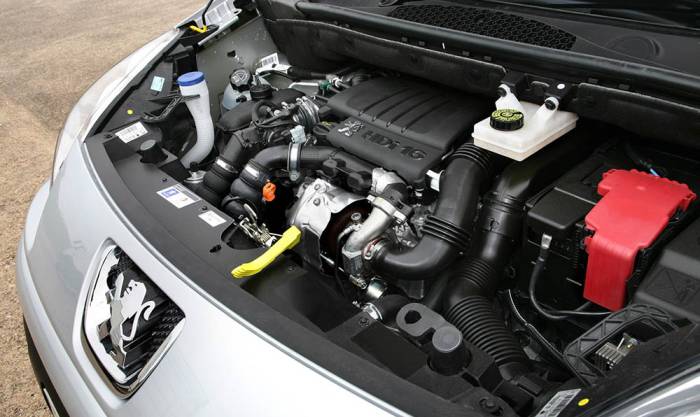 Моторный отсек Peugeot Partner II Двигатель Peugeot Partner II