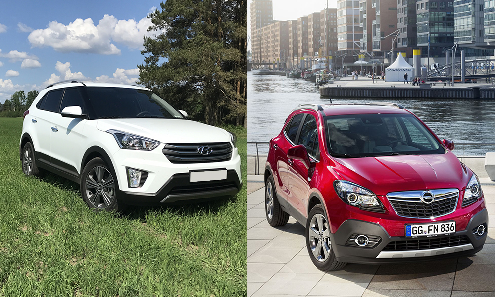 Сравнение Hyundai Creta и Opel Mokka Сравнение Hyundai Creta и Opel Mokka