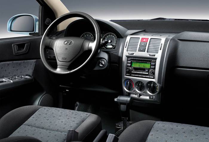 Салон Hyundai Getz Hyundai Getz внутри