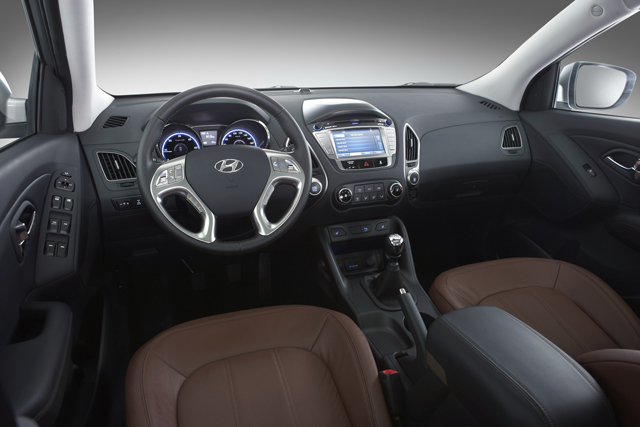 Приборная панель автомобиля Hyundai ix35 Приборная панель автомобиля Hyundai ix35