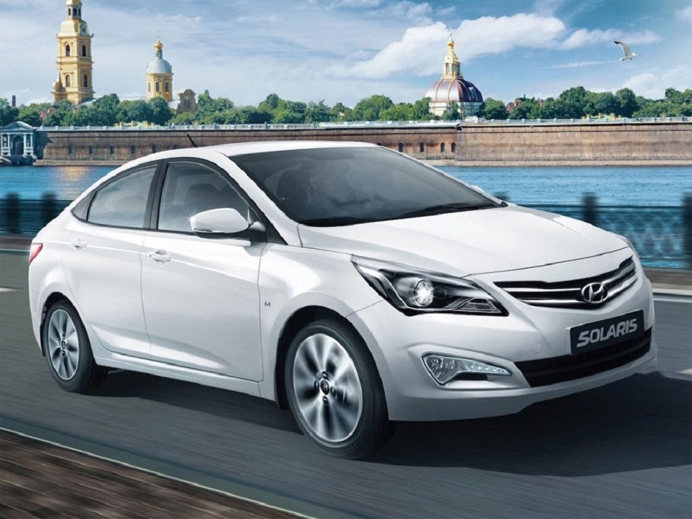 Hyundai Solaris Hyundai Solaris белое авто