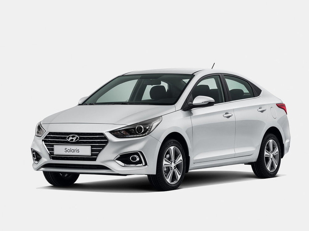 Hyundai Solaris Hyundai Solaris серый цвет