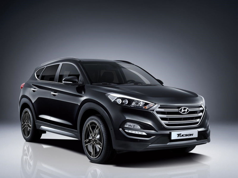 Hyundai Tucson в черном цвете Hyundai Tucson