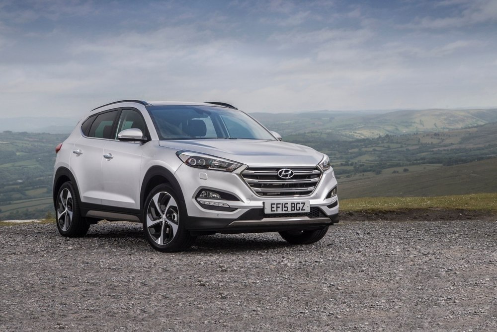 Hyundai Tucson в сером цвете Hyundai Tucson