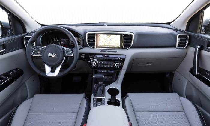 Салон Kia Sportage Интерьер Kia Sportage