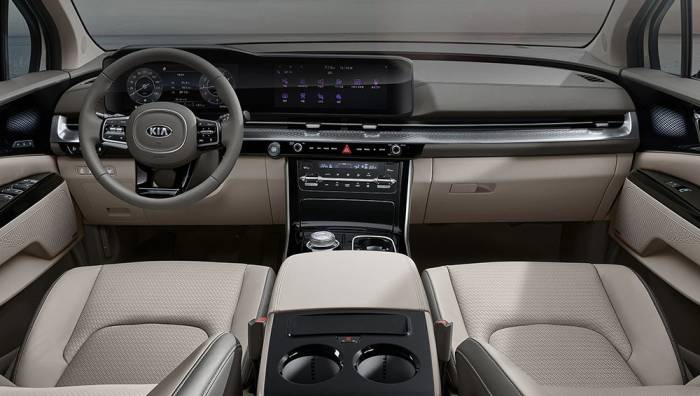 Салон Kia Carnival Kia Carnival внутри