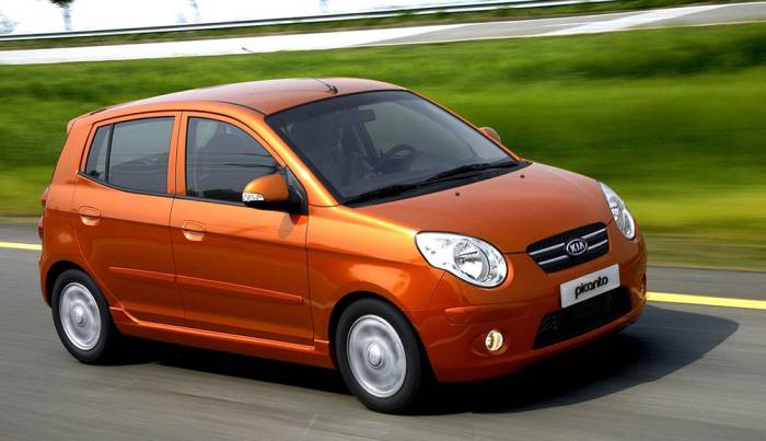 Автомобиль Kia Picanto 2007-2011 годов выпуска Kia Picanto I Рестайлинг