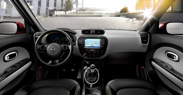 Салон автомобиля KIA Soul Салон автомобиля KIA Soul поражает богатым убранством