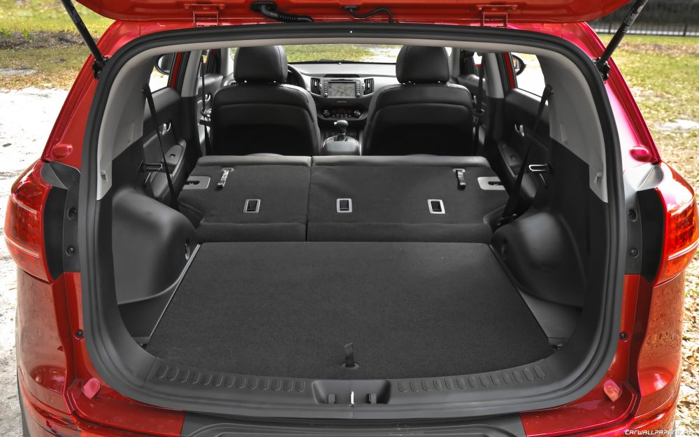 Вместительность багажника Kia Sportage Багажник Kia Sportage