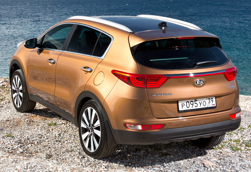 Kia Sportage вид сзади Kia Sportage