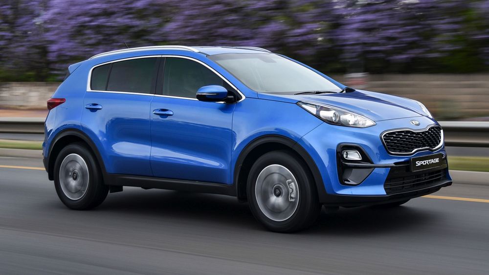 Kia Sportage в синем цвете Kia Sportage