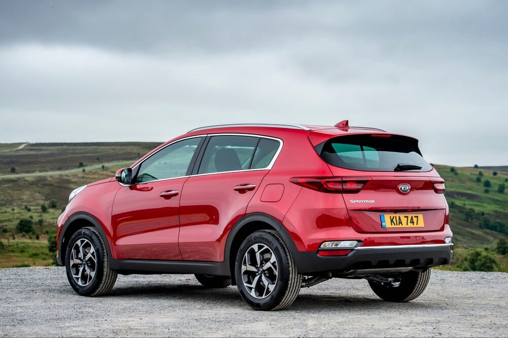 Kia Sportage в красном цвете Kia Sportage