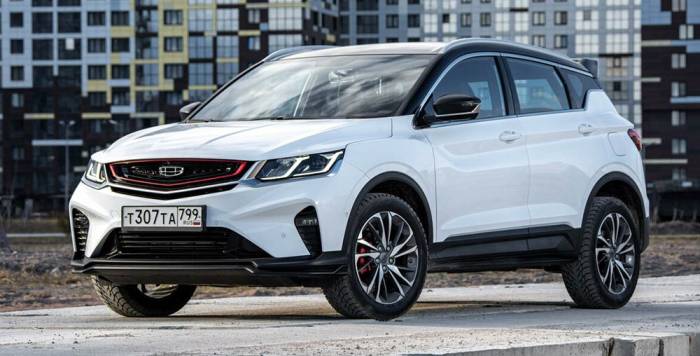 Кроссовер Geely Coolray Конкурент Geely Coolray