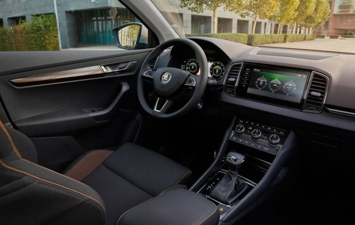 Интерьер Skoda Karoq Кроссовер Skoda Karoq внутри