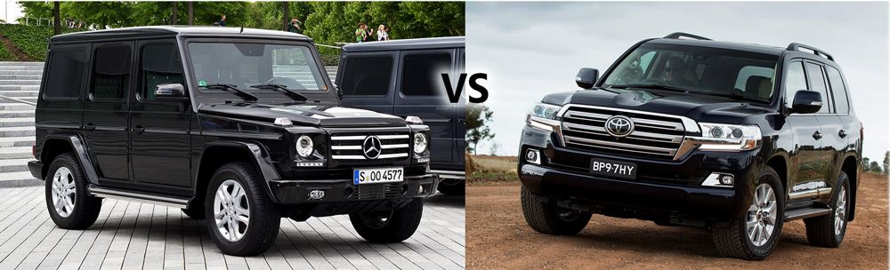 Mercedes-Benz Gelandewagen vs Toyota Land Cruiser 200 Mercedes-Benz Gelandewagen vs Toyota Land Cruiser 200