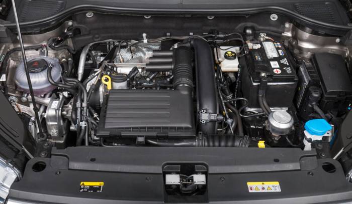 Моторный отсек Volkswagen Taos Мотор авто Volkswagen Taos