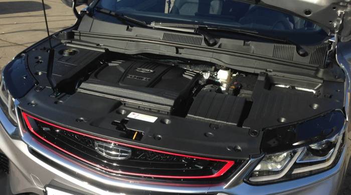 Моторный отсек Geely Coolray Мотор Geely Coolray