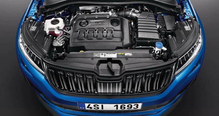 Моторный отсек Skoda Kodiaq Мотор Skoda Kodiaq