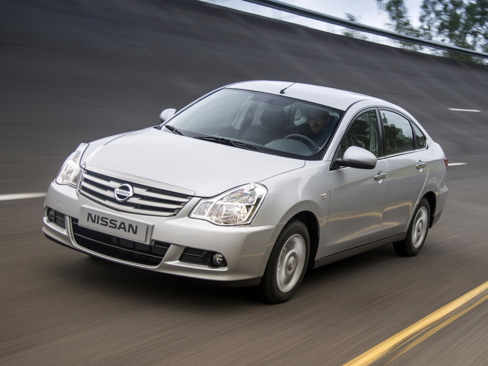Nissan Almera в сером цвете Nissan Almera