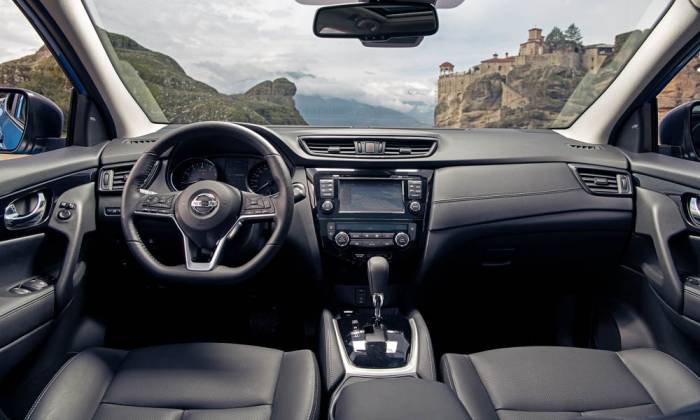 Интерьер Nissan Qashqai Nissan Qashqai внутри