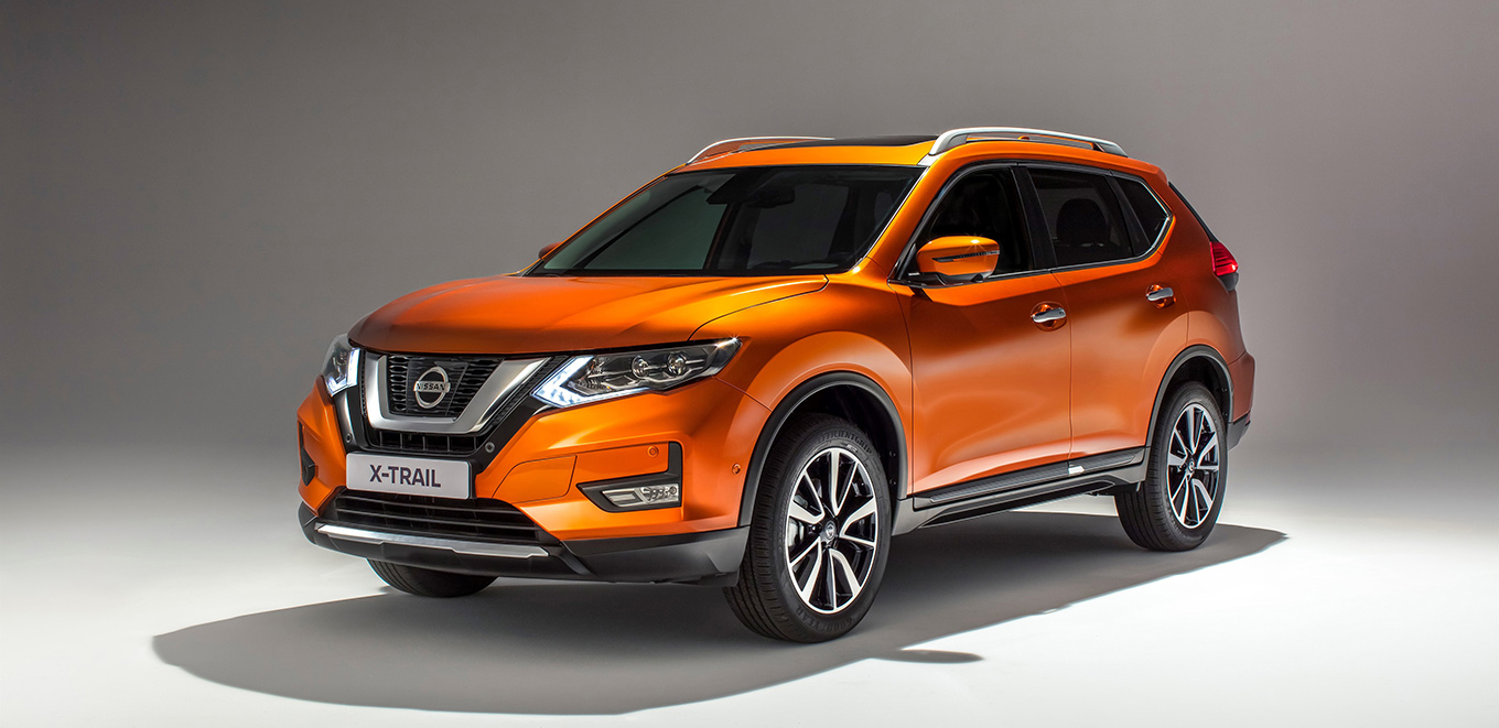Nissan X-Trail в оранжевом цвете Nissan X-Trail